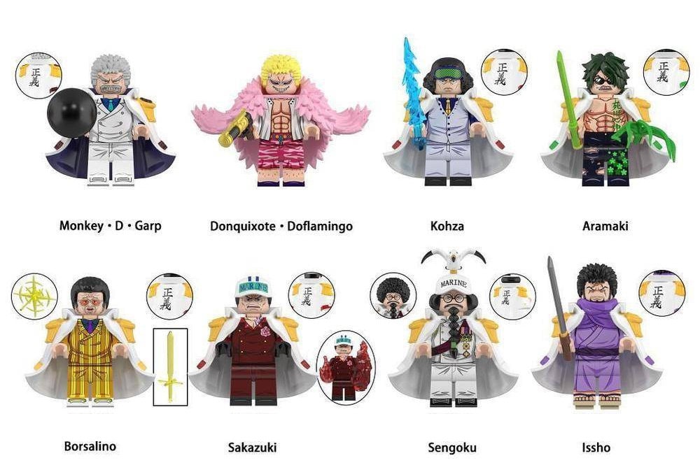 One Piece / Charakter - Klemmbaustein Custom Minifigur MOC