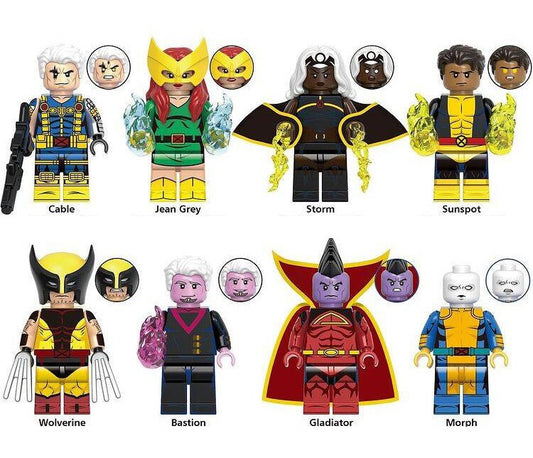 X-Men Charakter - Klemmbaustein Custom Minifigur MOC