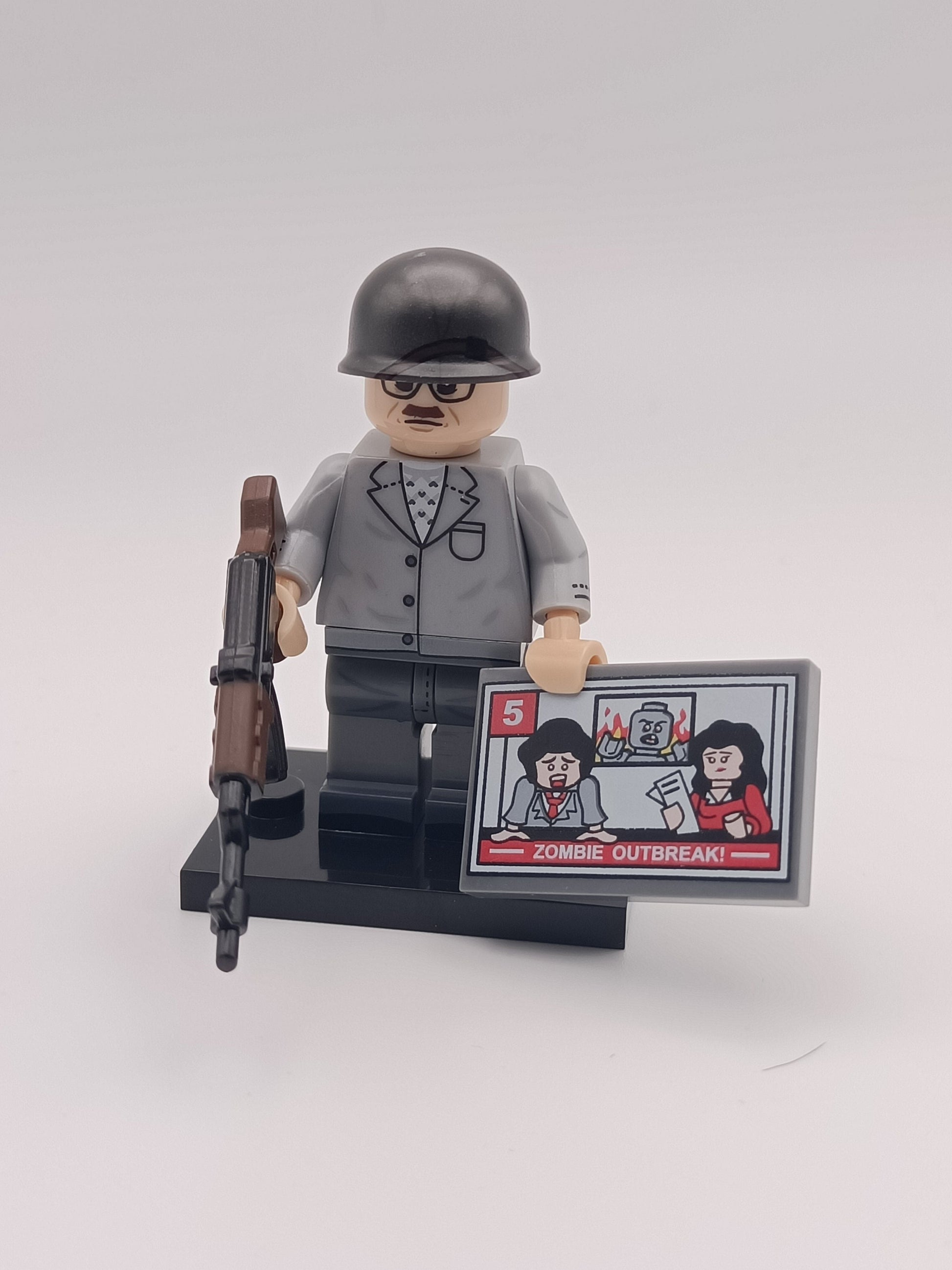 Zombie / Untote - Klemmbaustein Custom Minifigur MOC