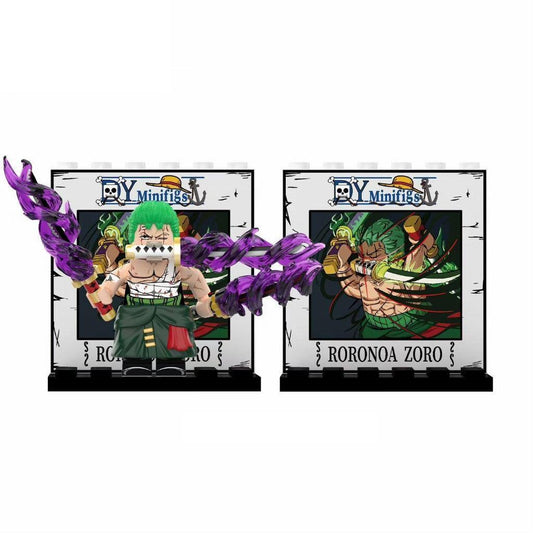 One Piece / Roronoa Zoro - Klemmbaustein Custom Minifigur MOC