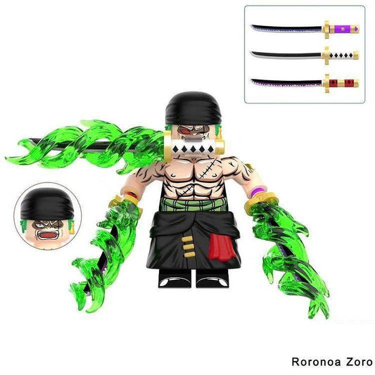 One Piece / Roronoa Zoro - Klemmbaustein Custom Minifigur MOC