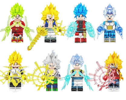 Dragonball Charakter - Klemmbaustein Custom Minifigur MOC