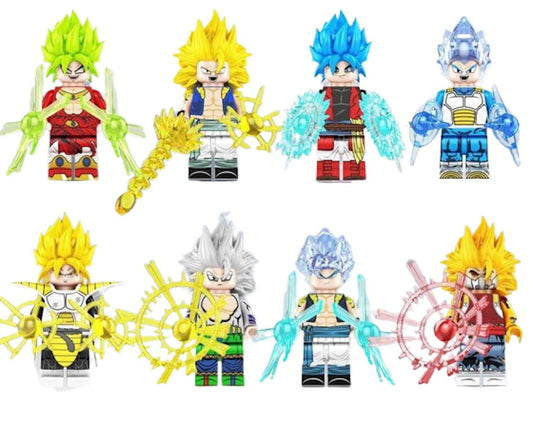 Dragonball Charakter - Klemmbaustein Custom Minifigur MOC