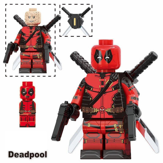 Deadpool - Klemmbaustein Custom Minifigur MOC