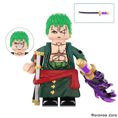 One Piece / Roronoa Zoro - Klemmbaustein Custom Minifigur MOC