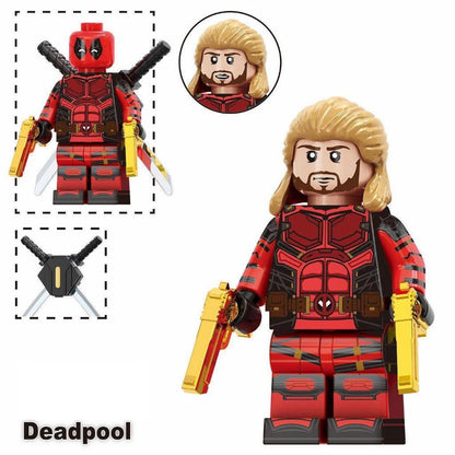 Deadpool - Klemmbaustein Custom Minifigur MOC