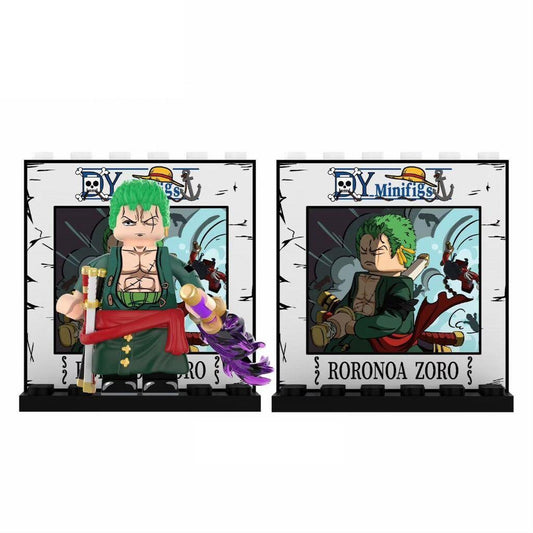 One Piece / Roronoa Zoro - Klemmbaustein Custom Minifigur MOC