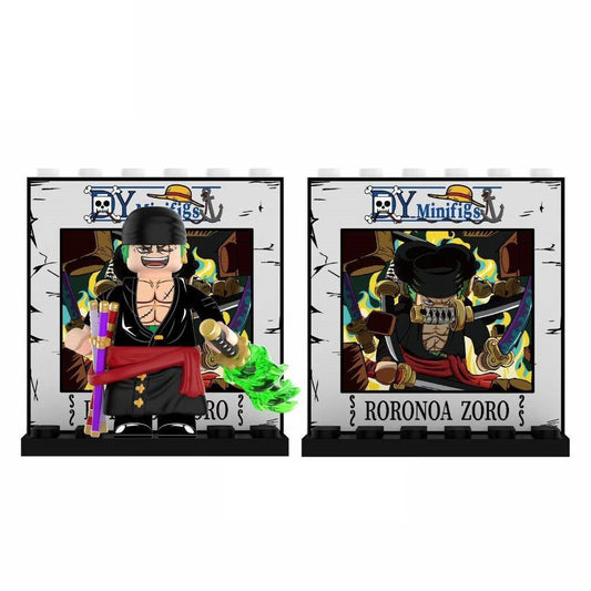 One Piece / Roronoa Zoro - Klemmbaustein Custom Minifigur MOC