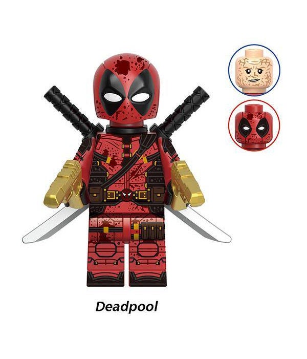 Deadpool & Wolverine Charakter - Klemmbaustein Custom Minifigur MOC