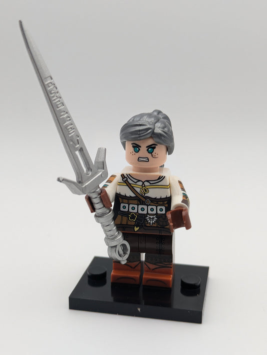 The Witcher / Ciri / Klemmbaustein Custom Minifigur MOC