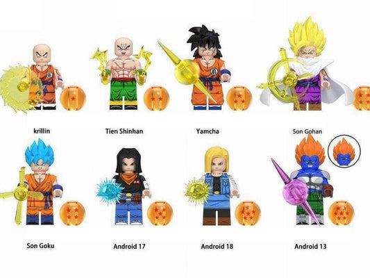 Dragonball Charakter - Klemmbaustein Custom Minifigur MOC