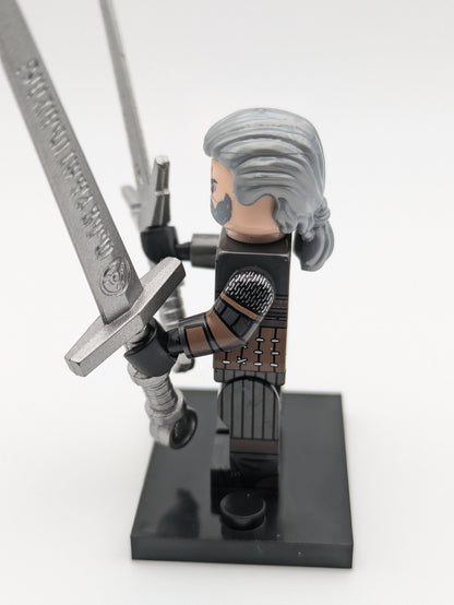 The Witcher / Geralt of Rivia / Klemmbaustein Custom Minifigur MOC