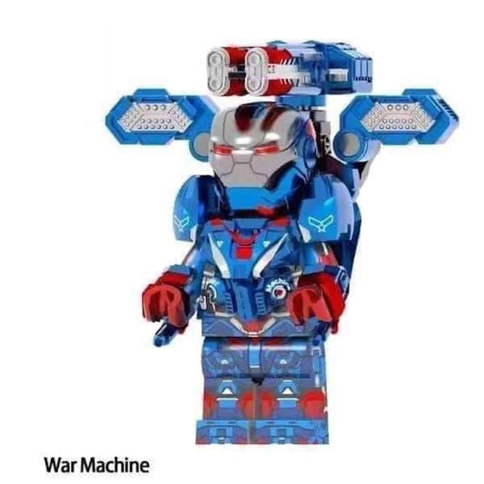 War Machine / Iron Patriot - Klemmbaustein Custom Minifigur MOC