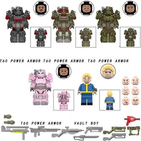 Fallout / Charakter - Klemmbaustein Custom Minifigur MOC