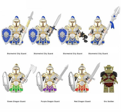 World of Warcraft Stormwind Wächter - Klemmbaustein Custom Minifigur MOC