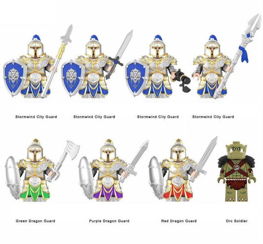 World of Warcraft Stormwind Wächter - Klemmbaustein Custom Minifigur MOC