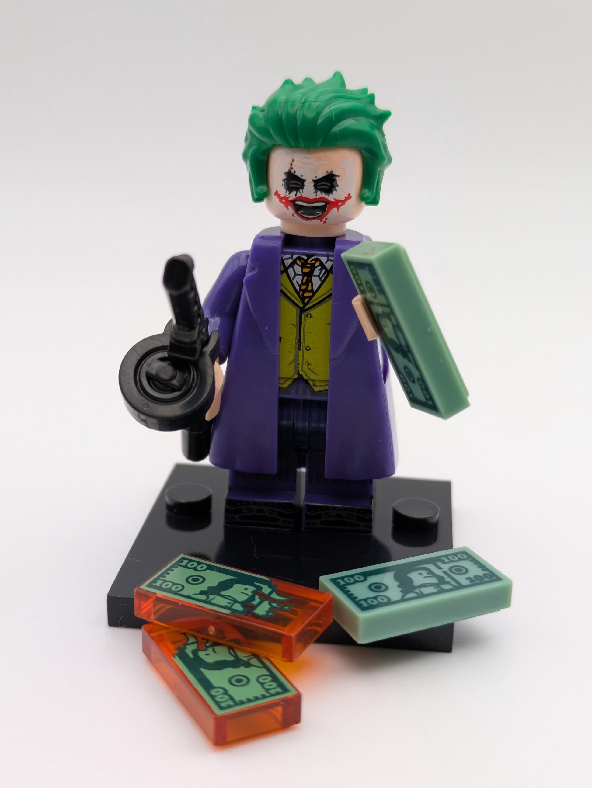 Joker Charakter - Klemmbaustein Custom Minifigur MOC