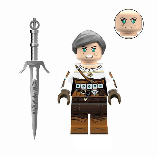 The Witcher / Ciri / Klemmbaustein Custom Minifigur MOC