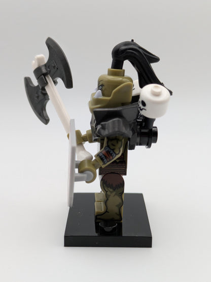 World of Warcraft Orc - Klemmbaustein Custom Minifigur MOC