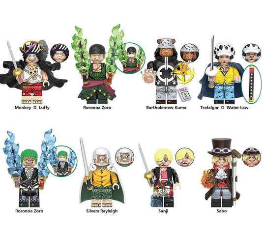 One Piece / Charakter - Klemmbaustein Custom Minifigur MOC