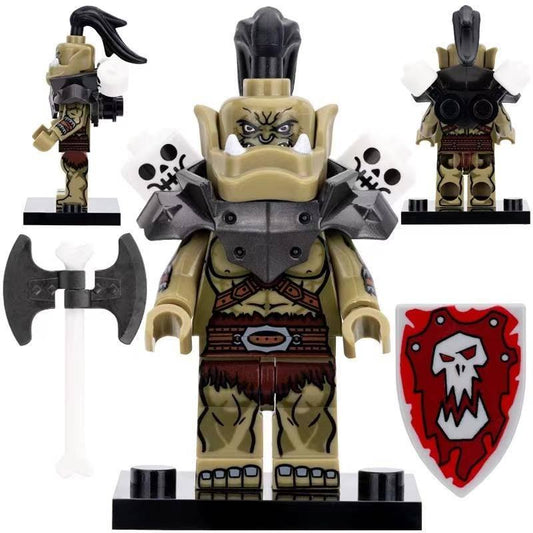 World of Warcraft Orc - Klemmbaustein Custom Minifigur MOC