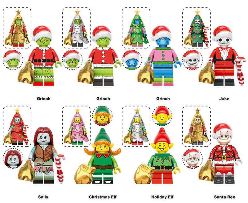 Weihnachten / Charakter - Klemmbaustein Custom Minifigur MOC