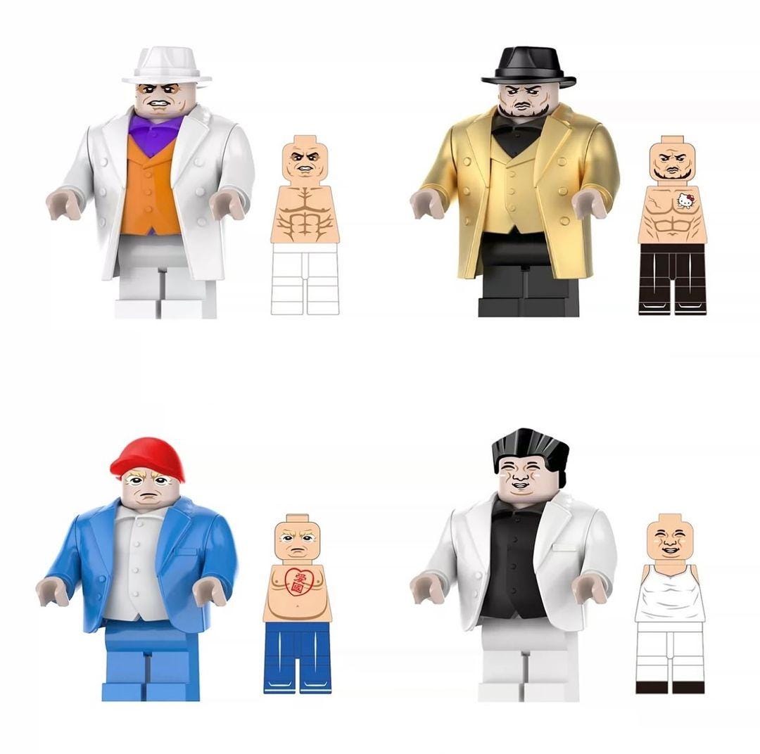 Celebrities / Persönlichkeiten Klemmbaustein Custom Minifigur MOC