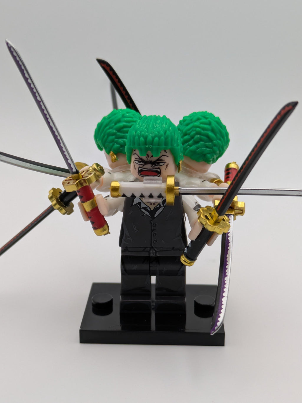 One Piece / Roronoa Zoro - Klemmbaustein Custom Minifigur MOC