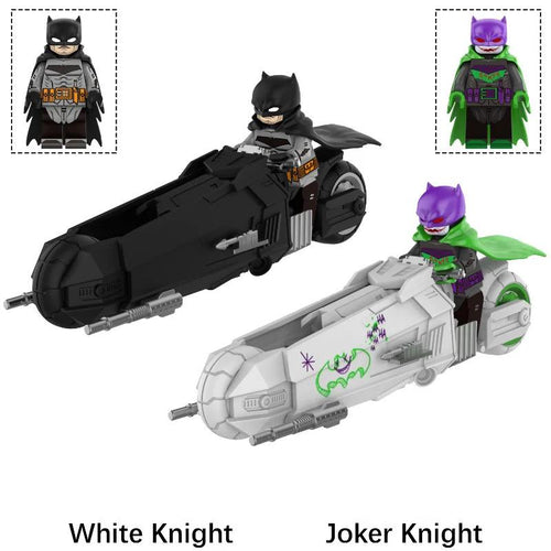 Batman Bike Charakter - Klemmbaustein Custom Minifigur MOC