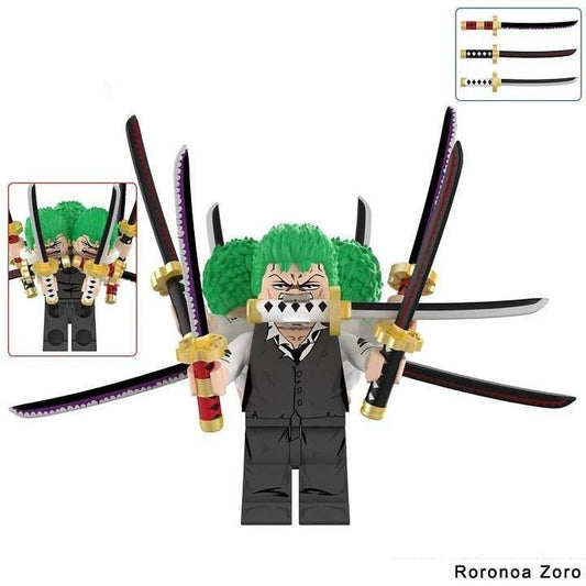 One Piece / Roronoa Zoro - Klemmbaustein Custom Minifigur MOC
