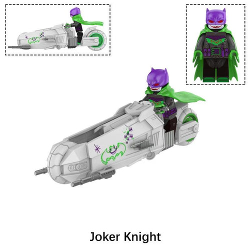 Batman Bike Charakter - Klemmbaustein Custom Minifigur MOC