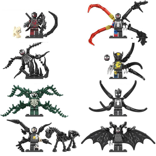 Venom Varianten Klemmbaustein Custom Minifigur MOC
