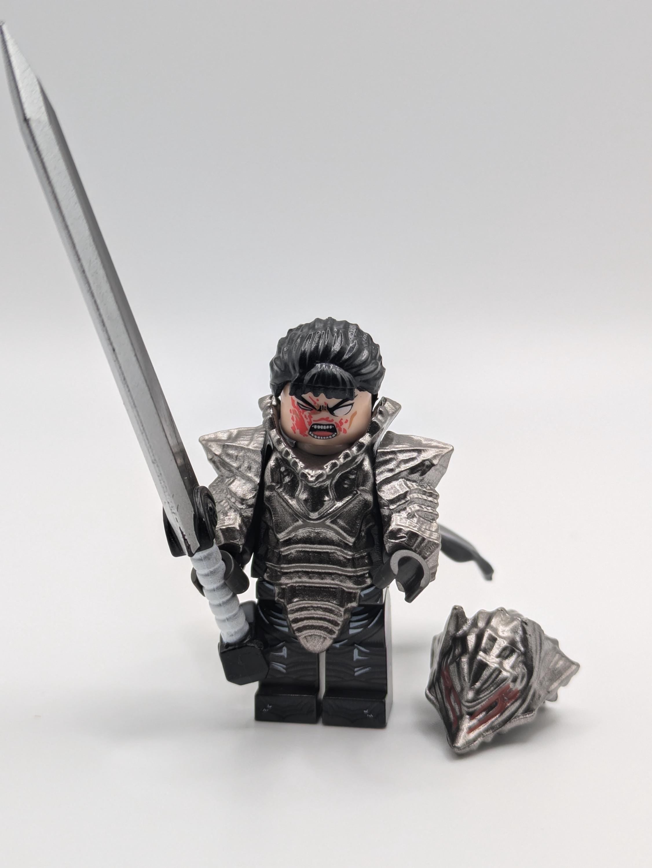 Berserk / Guts - Klemmbaustein Custom Minifigur MOC