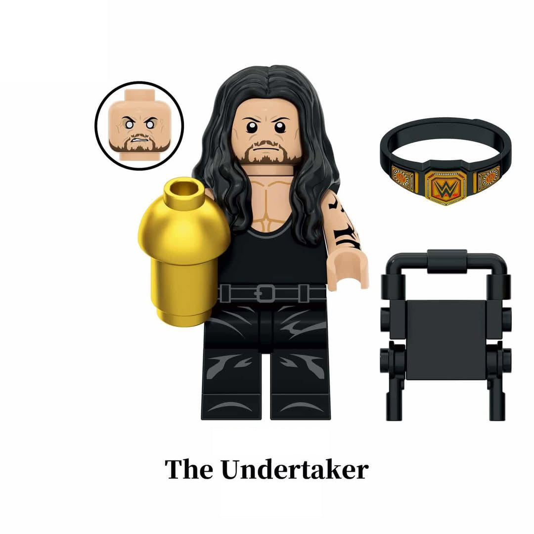 Wrestling Charakter - Klemmbaustein Custom Minifigur MOC