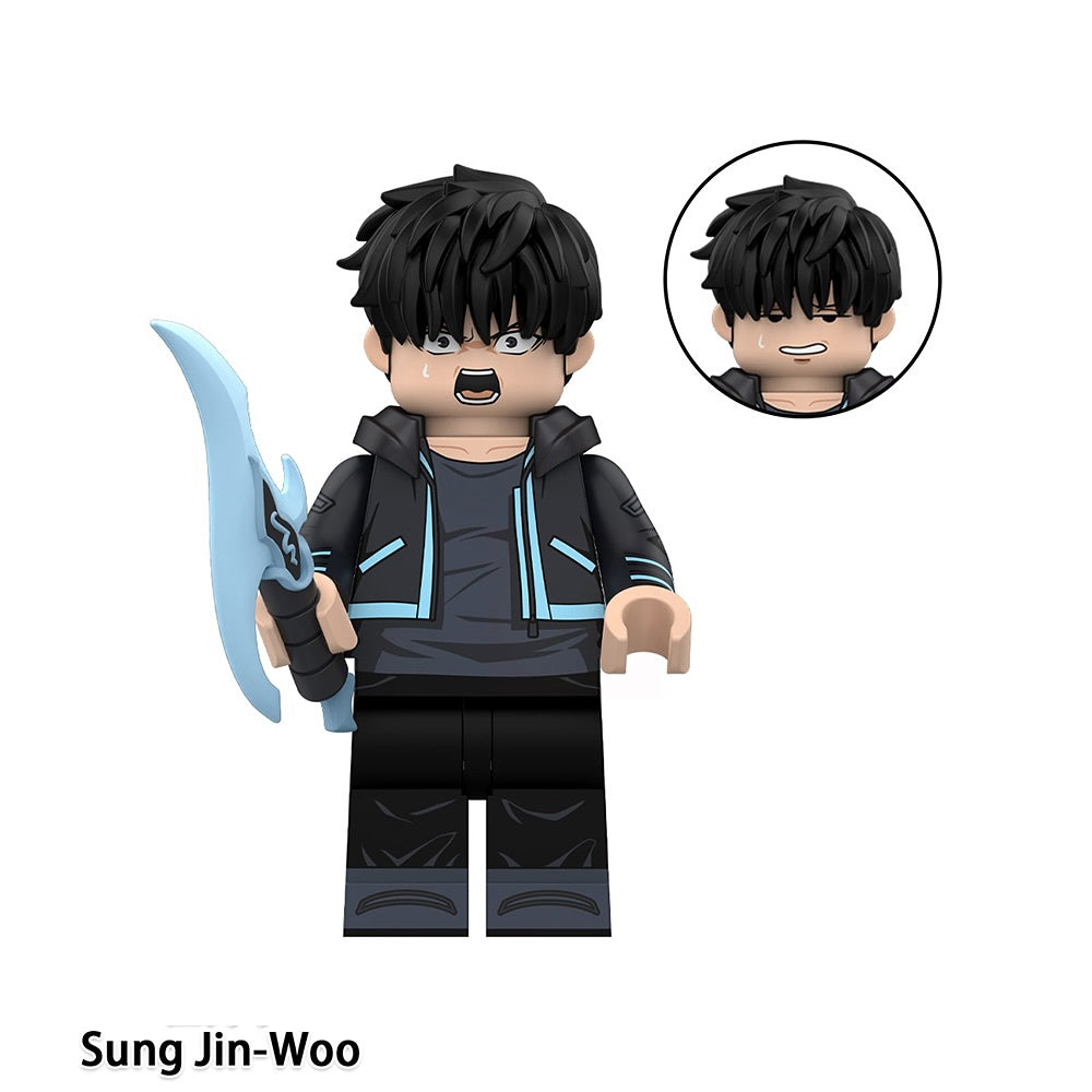 Solo Leveling Charakter - Klemmbaustein Custom Minifigur MOC